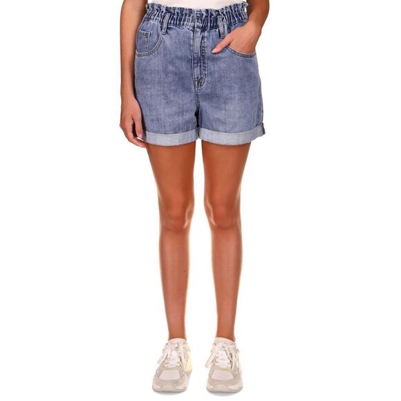 Sanctuary Frolic Paperbag Denim Shorts Size 32 - Picture 1 of 3